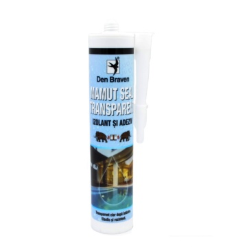 Silicon etansant, si adeziv transparent 290ml mamut seal d1184112 bostik DEN BRAVEN