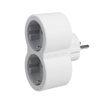 Stecher adaptor LEGRAND, alb 2 prize liniar cp l694516