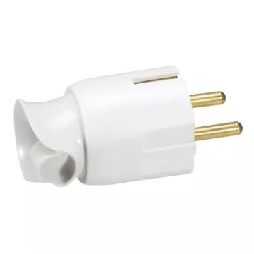 Stecher LEGRAND, alb, cu orientare cablu 16a lg050172