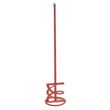 Amestecator elicoidal sds 400*80*8mm, rosu mortar 329935 RAIDER