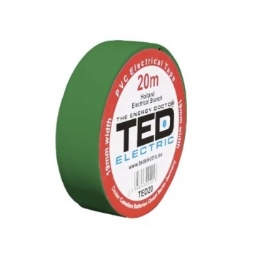Banda electroizolatoare 20*19mm, verde TED dz086066