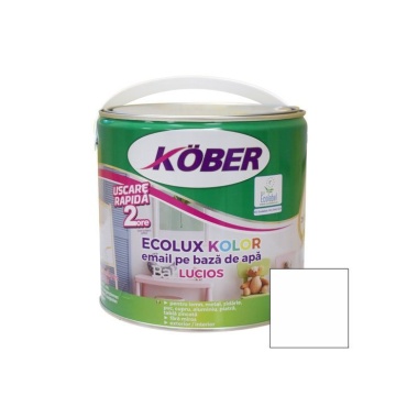 EMAIL 2.5L ALB 101 PE BAZA DE APA ECOLUX KOLOR LUCIOS