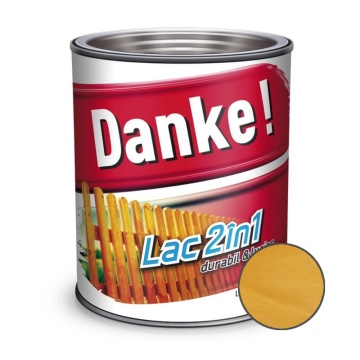 Lac, pentru lemn DANKE 2in1 fag 0.75l
