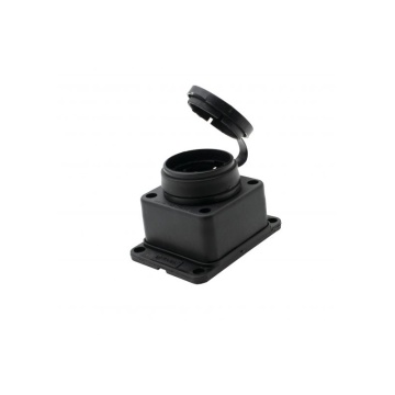 Priza cauciucata neagra aparenta 16a ip44 mf0012-86210 COMTEC