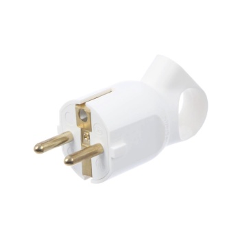 Stecher LEGRAND, cu inel, alb cp 16a lg050330