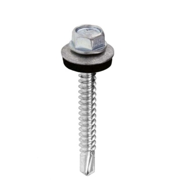 Surub autoforant 6.3*38 mm, zincat pt acoperis, cu saiba 4988