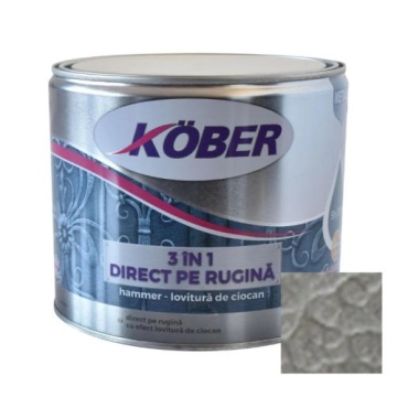 Email grund 2,5l hammer lovitura de ciocan argintiu 3 in 1 KOBER