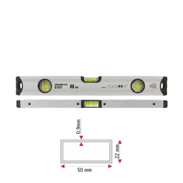 Nivela trei indicatori aluminiu 0.4m lt16551 LUMYTOOLS