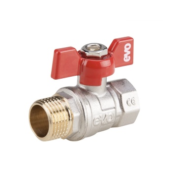 Robinet de trecere, cu sfera fluture .1 mt 679416 EVOSANITARY