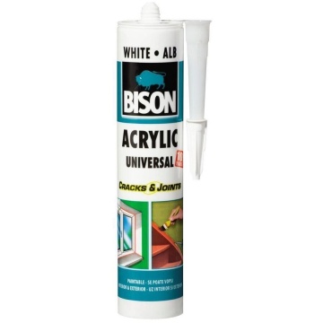 Silicon acryl 300ml, alb 426005 BISON