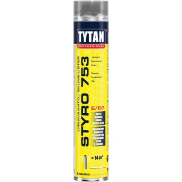 Spuma poliuretanica pt polistiren 750ml pistol TYTAN styro 753