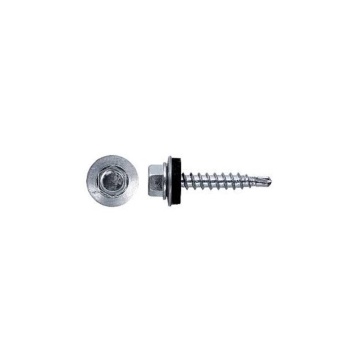 Surub autoforant 4.8*19 mm, zincat pt acoperis, cu saiba