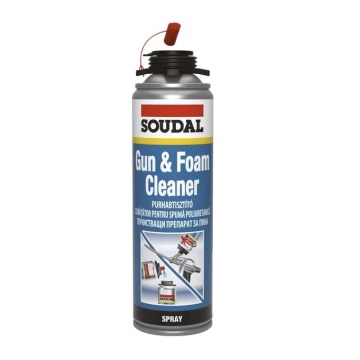 Agent de curatare spuma poliuretanica neintarita pt pistol 500ml SOUDAL 103242