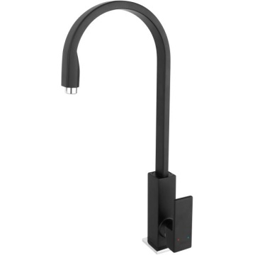 Baterie bucatarie monocomanda lebada zicco, negru bzi4bl FERRO