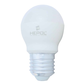 BEC LED SFERIC E27 LUMINA CALDA 8W 3000K G45 33778 LOHUIS