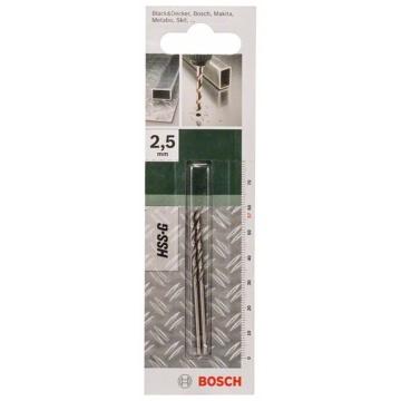 Burghiu hss-g 2.5*57 set 2 buc BOSCH 2.609.255.037 - Img 2