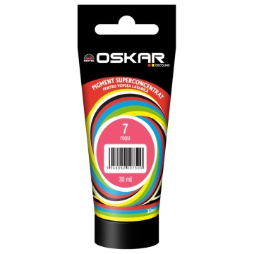 Colorant lavabila 30ml .7, interior, rosu OSKAR