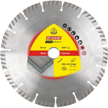 Disc diamantat segmentat beton extra 125mm 354791 KLINGSPOR dt350bt