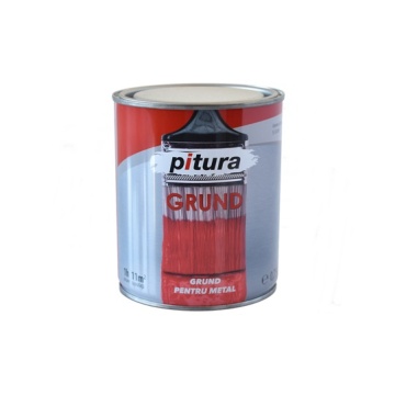 Grund 0.75l pitura, pentru metal, gri deschis KOBER