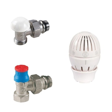 Set robineti radiator tur+retur cap termostatat 1/2 r470f GIACOMINI