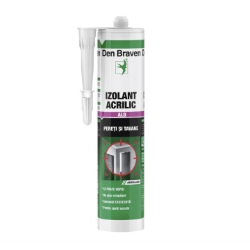 Silicon acryl 280ml, alb 12002204 DEN BRAVEN