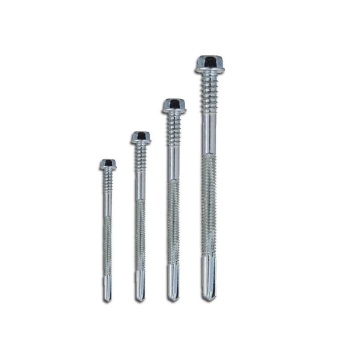 Surub autoforant 6.3/5.5*100 12mm, cu saiba pt panouri