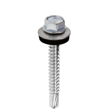 Surub autoforant 6.3*80 mm, zincat pt acoperis, cu saiba 4992