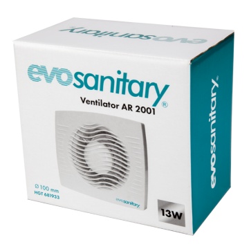 VENTILATOR AERISIRE 100MM 13W 681933 EVOSANITARY - Img 2