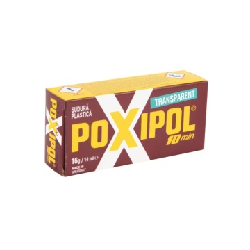Adeziv de lipit bicomponent, universal 14ml transparent poxipol st02063