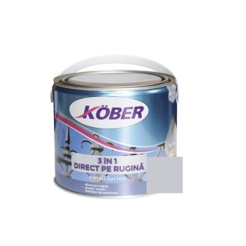 Email grund 2,5l 3 in 1, pentru metal argintiu KOBER
