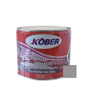 Grund 2.5l metal, gri, cu fosfat de zinc KOBER