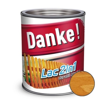 Lac, pentru lemn DANKE 2in1 tec 2.5l