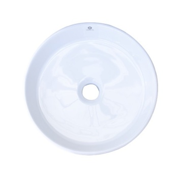 Lavoar ceramic 350x350x110, cu, montaj pe blat ERMETIQ circle er-bbt4361