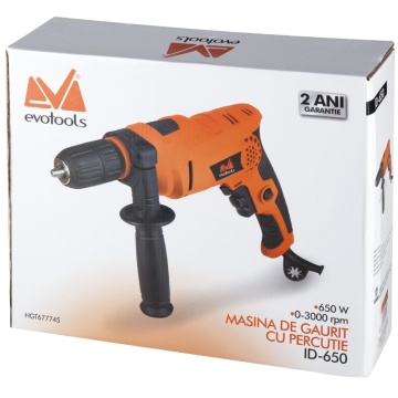 MASINA DE GAURIT CU PERCUTIE EVOTOOLS 650W ETS 677745