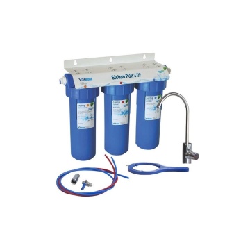 Sistem filtrare apa in 3 trepte pur3 aqua04320411020 VALROM