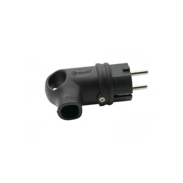 Stecher cauciucat, negru 16a ip44 iesire unghi mf0012-86150 COMTEC