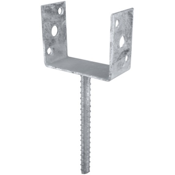 Suport stalp, pentru beton, cu tija 101*60*102*4 649154 EVOTOOLS