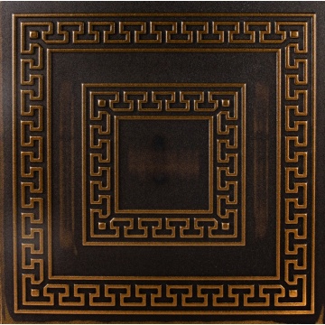 Tavan fals decorativ retro 23 black gold 500*500mm 2mp/bax