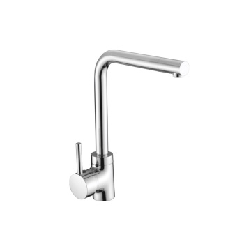 Baterie bucatarie monocomanda lebada tip l din alama, cu finisaj lucios 678147 EVOSANITARY