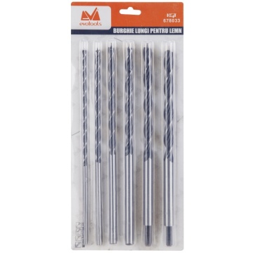BURGHIU LEMN LUNG D6*14MM 6/SET ETS 678033 EVOTOOLS