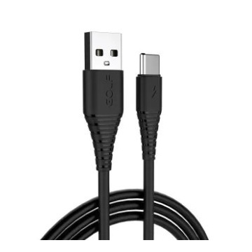 Cablu usb - usb type c 3a, negru gc-64t