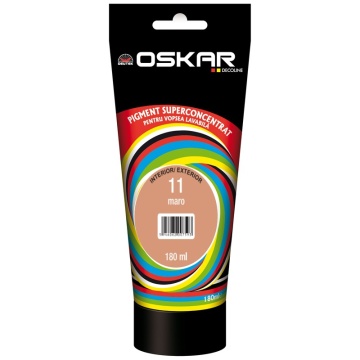 Colorant lavabila 180ml 11, interior/, exterior maro OSKAR