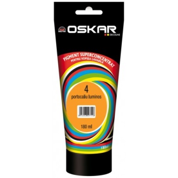 Colorant lavabila 180ml .4, interior/, exterior portocaliu luminos OSKAR