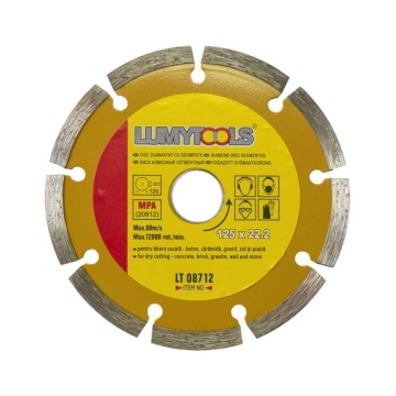 Disc diamantat segmentat, universal 125mm lt08712 LUMYTOOLS