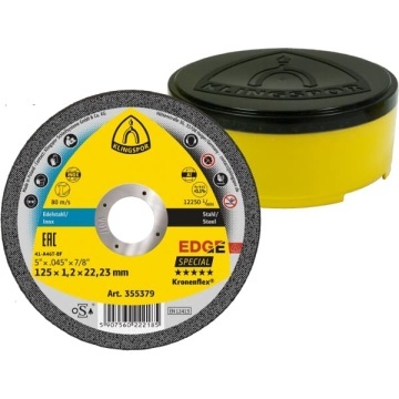 Disc, pentru debitat inox 115*1.2mm 355380 KLINGSPOR edge