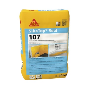 Hidroizolatie bicomponenta semi-elastica sika top seal 107 20kg