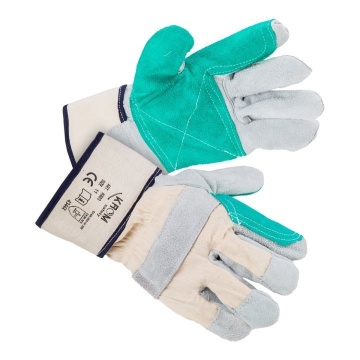 Manusi piele, cu panza (lacatus) m10 k603