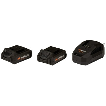 MASINA DE GAURIT / INSURUBAT CU 2 ACUMULATORI SI INCARCATOR MAX 20V POWER 682639 EVOTOOLS
