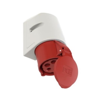 Priza industriala trifazica 380v 32a 5p ip44 apce-125-6-profi