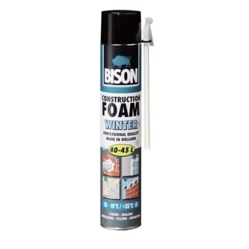 Spuma poliuretanica de iarna pt constructii 700ml manuala 451007 BISON